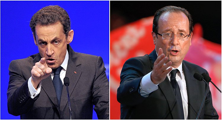 François Hollande, Nicolas Sarkozy