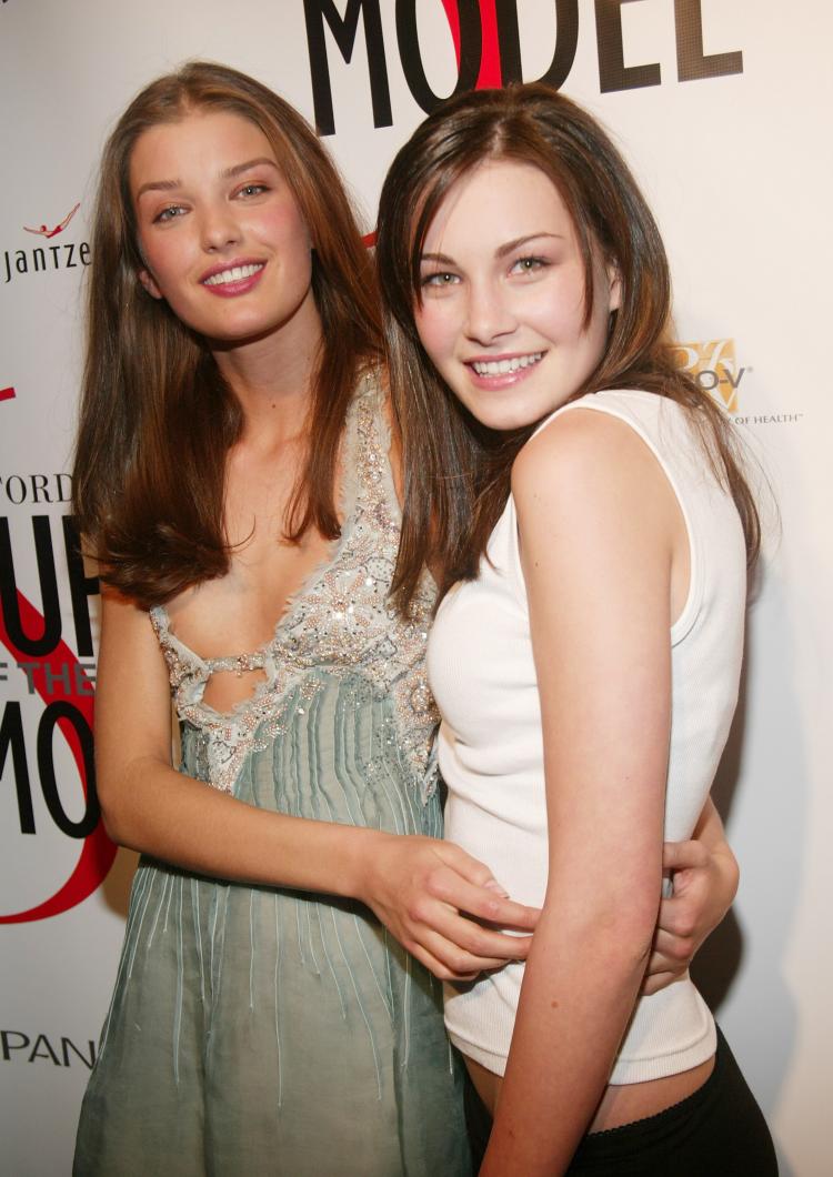 Ford Model's (R) Supermodel of the World first runner-up in 2004, Brit Tranckino, encourages a healthy attitude toward weight in runway models. (Evan Agostini/Getty Images)