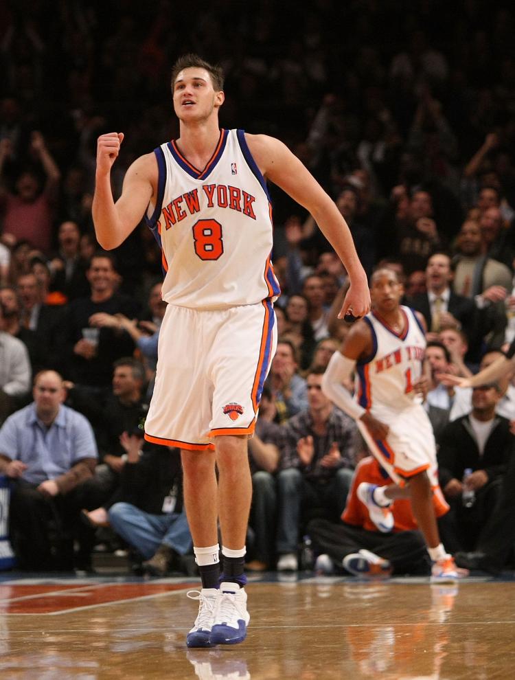 STEPPING UP: Danilo Gallinari's 28 points at Madison Square Garden on Tuesday carried the Knicks over the Denver Nuggets.