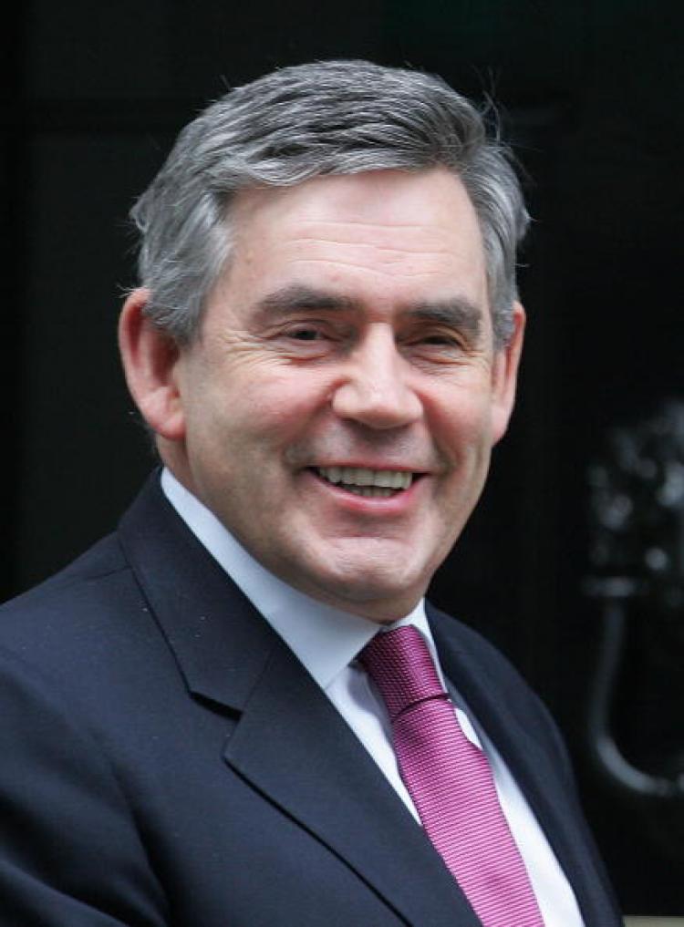 British Prime Minister Gordon Brown (Geoff Caddick/AFP/Getty Images)