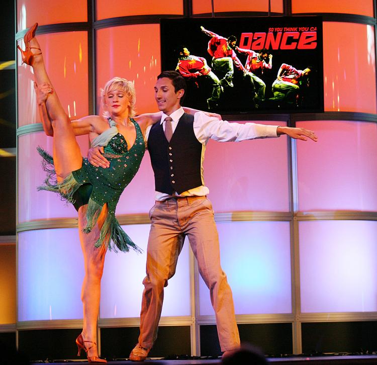 Dancers from the television show 'So You Think You Can Dance' perform during the Television Critics Association Press Tour at the Beverly Hilton Hotel July 14, 2008 in Beverly Hills, California.  (Frederick M. Brown/Getty Images)