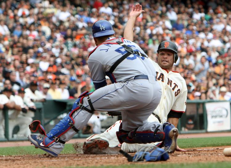 KEY MATCHUP: The Los Angeles Dodgers and San Francisco Giants will face each other in a pivotal three-game series with playoff implications this weekend. (Jed Jacobsohn/Getty Images)