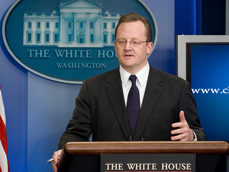 White House Press Secretary Robert Gibbs gave the first White House press briefing since Scott Brown won the vacant Massachusetts Senate seat. (Saul Loeb/AFP/Getty Images)