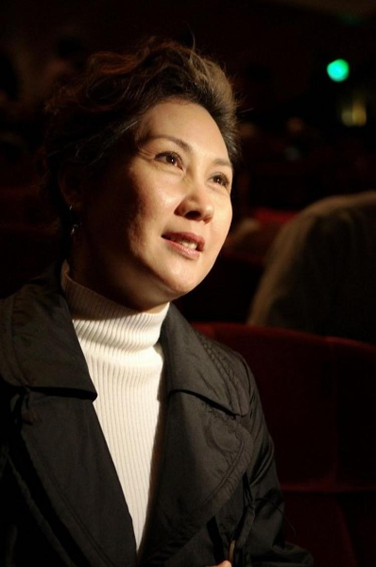 Shen Hairong, renowned star in Asia.  (Li Yuan/The Epoch Times)