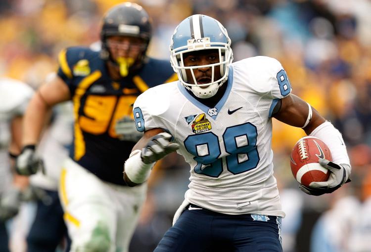 TAR-HEELED GIANT: New York Giants newest receiver Hakeem Nicks. (Streeter Lecka/Getty Images)