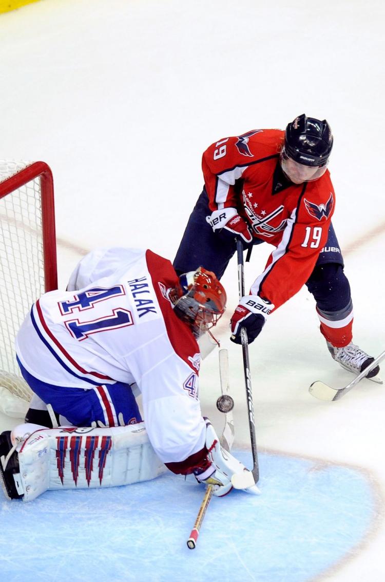 Montreal's goalie Jaroslav Halak made 45 saves. (Greg Fiume/Getty Images)