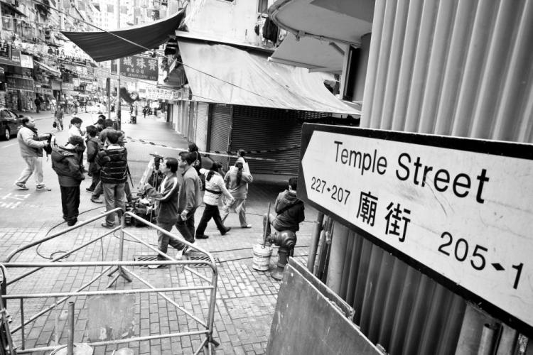 A man suspected of throwing two bottles filled with acid into a crowd was arrested by Hong Kong police. (Ed Jones/AFP/Getty Images )