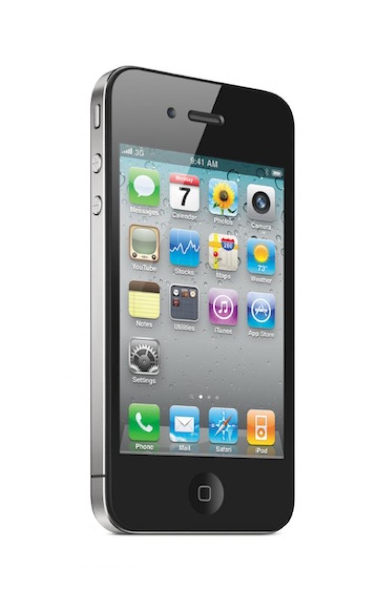 The New Apple iPhone 4.  (Courtesy of Apple)