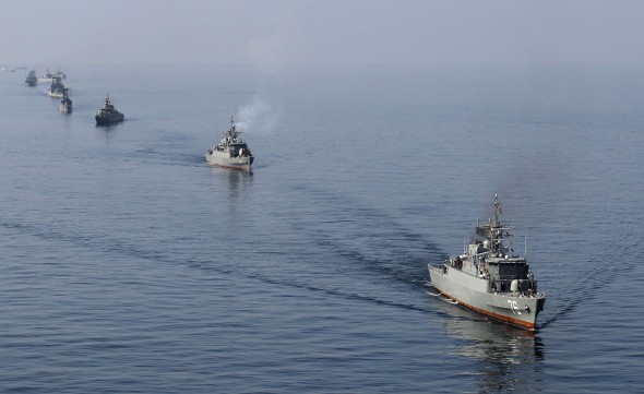 Iranian Navy boats