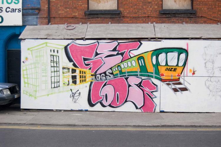 New Bill to extend deﬁnition of anti social behaviour to cover grafﬁti and damage to property (Martin Murphy/The Epoch Times)