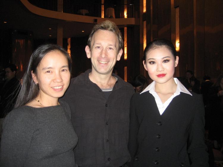 Donon Liu (L), David Snyder (C), and Jennifer Su (R), Divine Performing Arts International Company Principal Dancer (The Epoch Times)