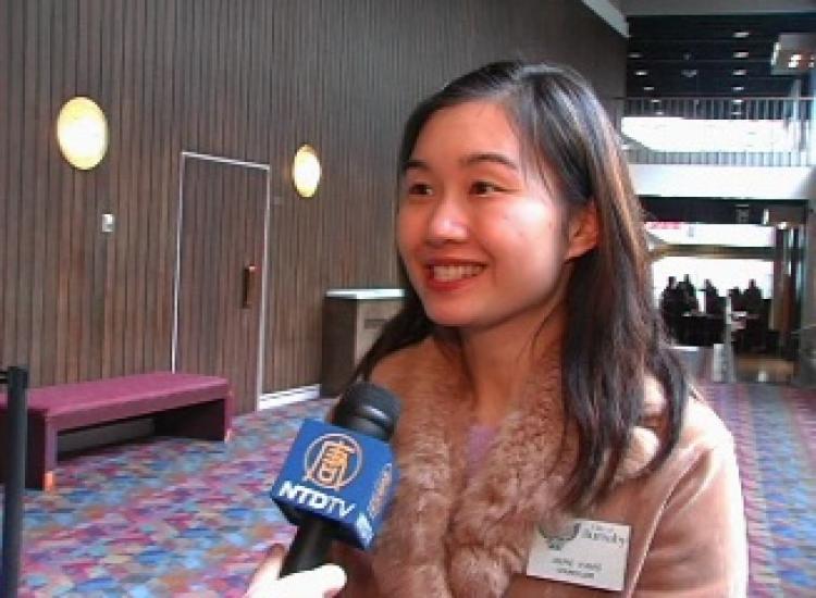 City Councilor Anne Kang at the Shen Yun Performing Arts show (NTDTV)