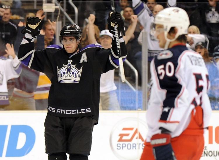 L.A. Kings forward Anze Kopitar has much to cheer about this year. (Harry How/Getty Images)