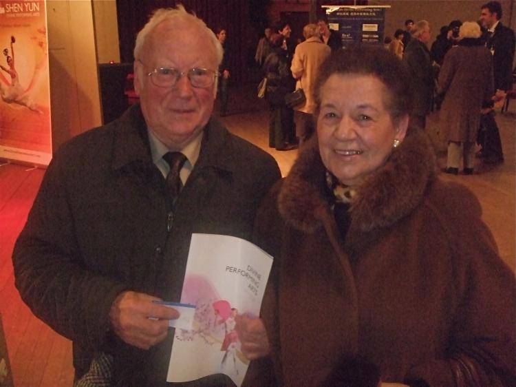 Mr. Krols and Mrs. Krols loved that DPA show.  (Florian Godovits/The Epoch Times )