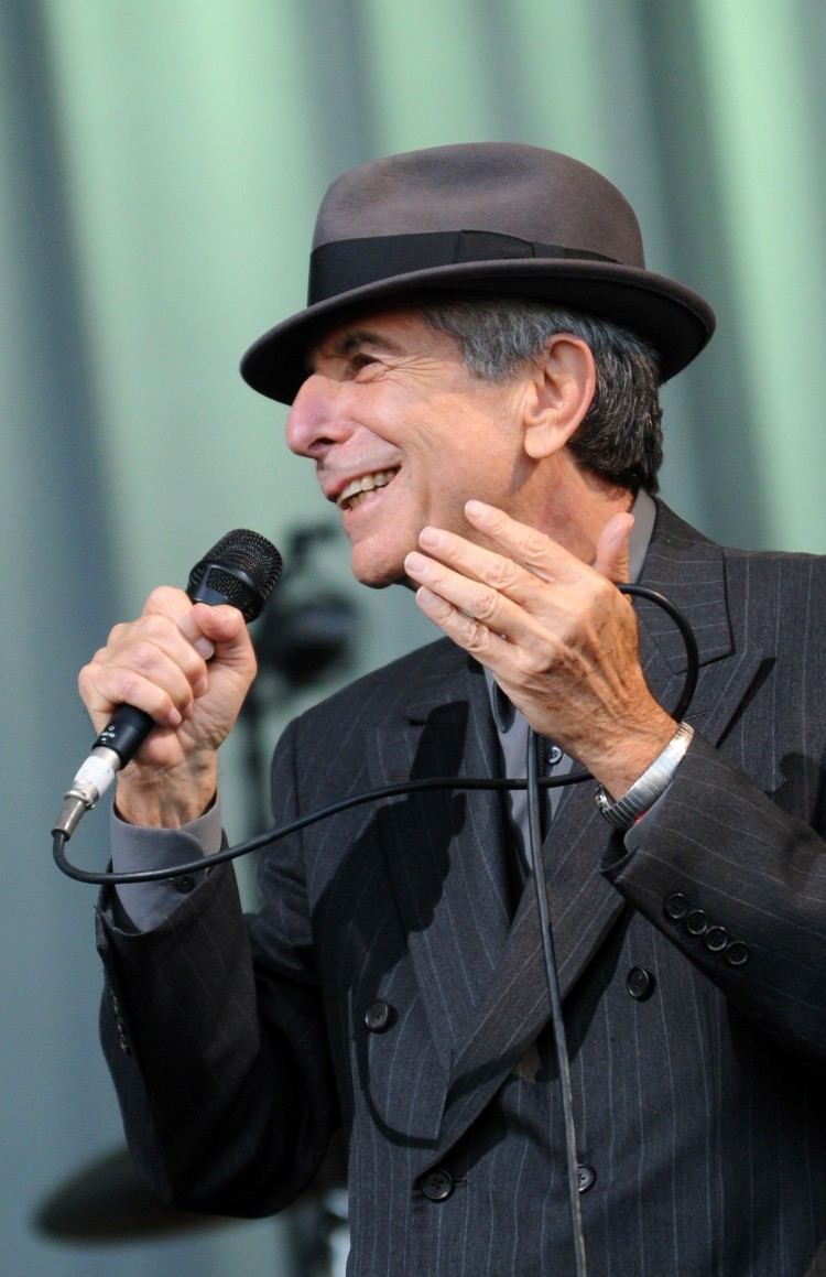 Leonard Cohen Canada's unofficial poet laureate. (Getty Images)