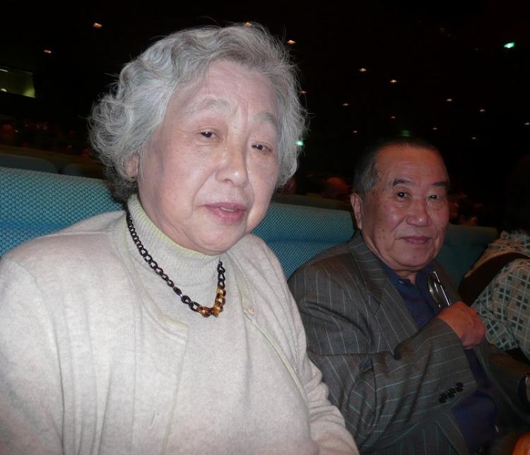 Mrs. and Mr. Inoue, respectively chemistry professor and engineering professor in various universities.  (Lili Wu/The Epoch Times)