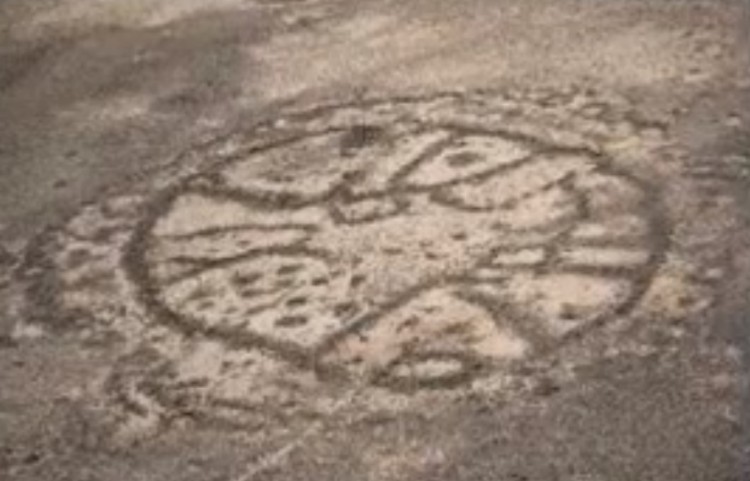 YouTube screenshot of a wheel from the Azraq area in Jordan. (The Epoch Times)