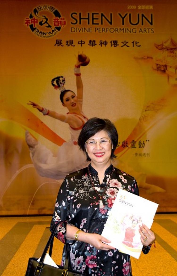 Liao Chaosiang, founder and president of Pate Female Lions Club International. (Tang Bin/The Epoch Times)