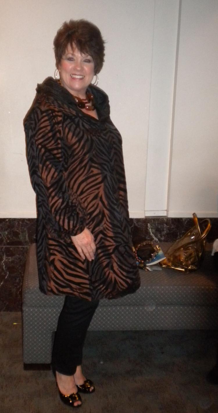 Mrs. Darla Hurst said the costumes were like music or poetry. She treated her cosmopolitan and musical friend to the performance. (Mary Silver/The Epoch Times) Mrs. Darla Hurst said the costumes were like music or poetry. She treated her cosmopolitan and musical friend to the performance. (Mary Silver/The Epoch Times)