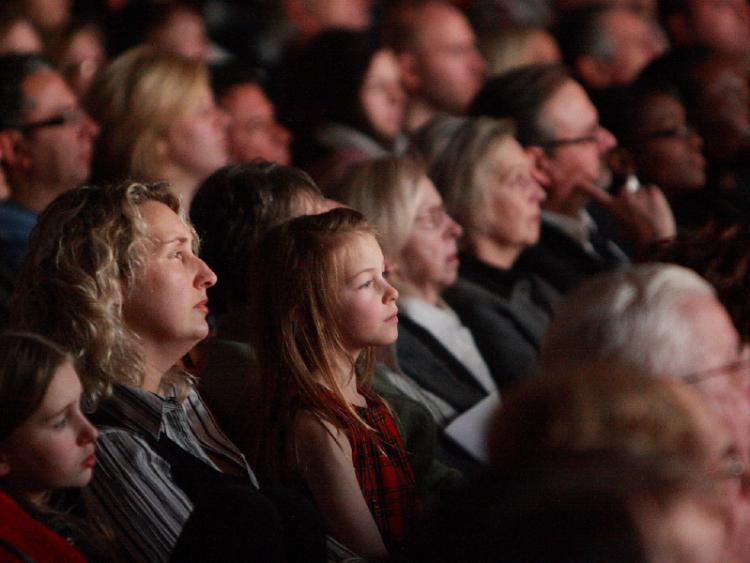 Members of audience enjoy the Divine Performing Arts 2009 World Tour performance in Montreal.   (Evan Ning/The Epoch Times)