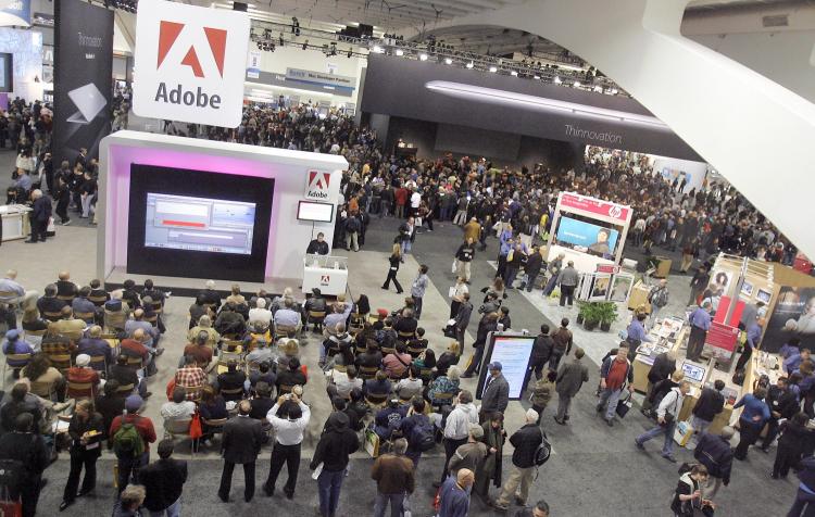 The crowd at last year's MacWorld in 2008. Apple announced that this year's MacWorld will be the company's last. (Tony Avelar/AFP/Getty Images))