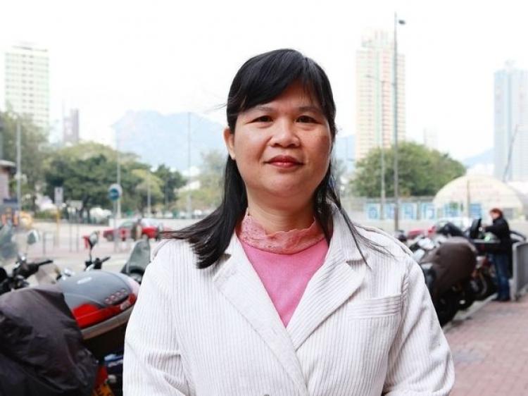 Chairperson of the Hong Kong Journalists Association, Mak Yin-ting, believes that Hong Kong media's self censorship is the main reason for its credibility problems. (Yu Gang/The Epoch Times)