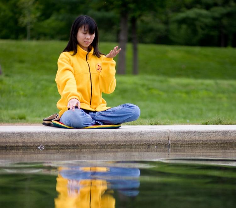 MEDITATION: Researchers found changes in participants' brains after they attended a meditation course. (The Epoch Times)