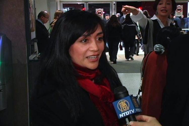 Mrs. Prefontaine, an actress and a former national classical ballerina in Mexico (NTDTV) Mrs. Prefontaine, an actress and a former national classical ballerina in Mexico (NTDTV)