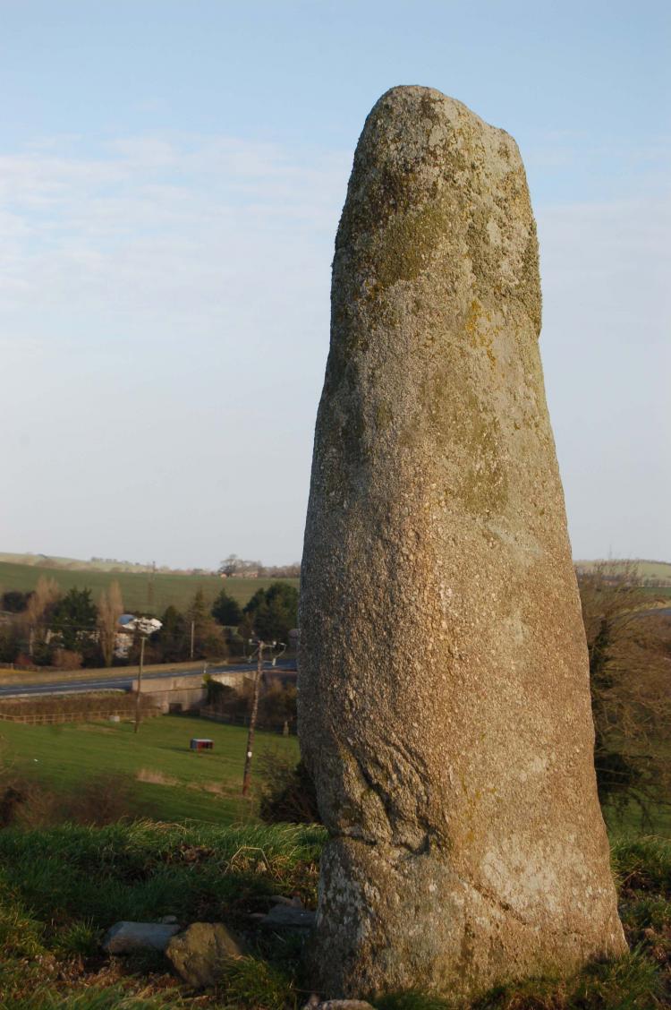 A monument overlooking the N9 near Moone, County Kildare (Martin Murphy/The Epoch Times)