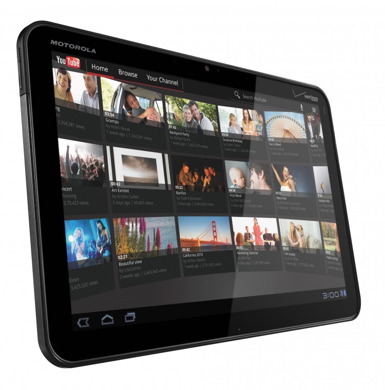 The Motorola Xoom features the new Android operating system, Honeycomb, and is among the most powerful tablets on the market. (Motorola Mobility Inc. )