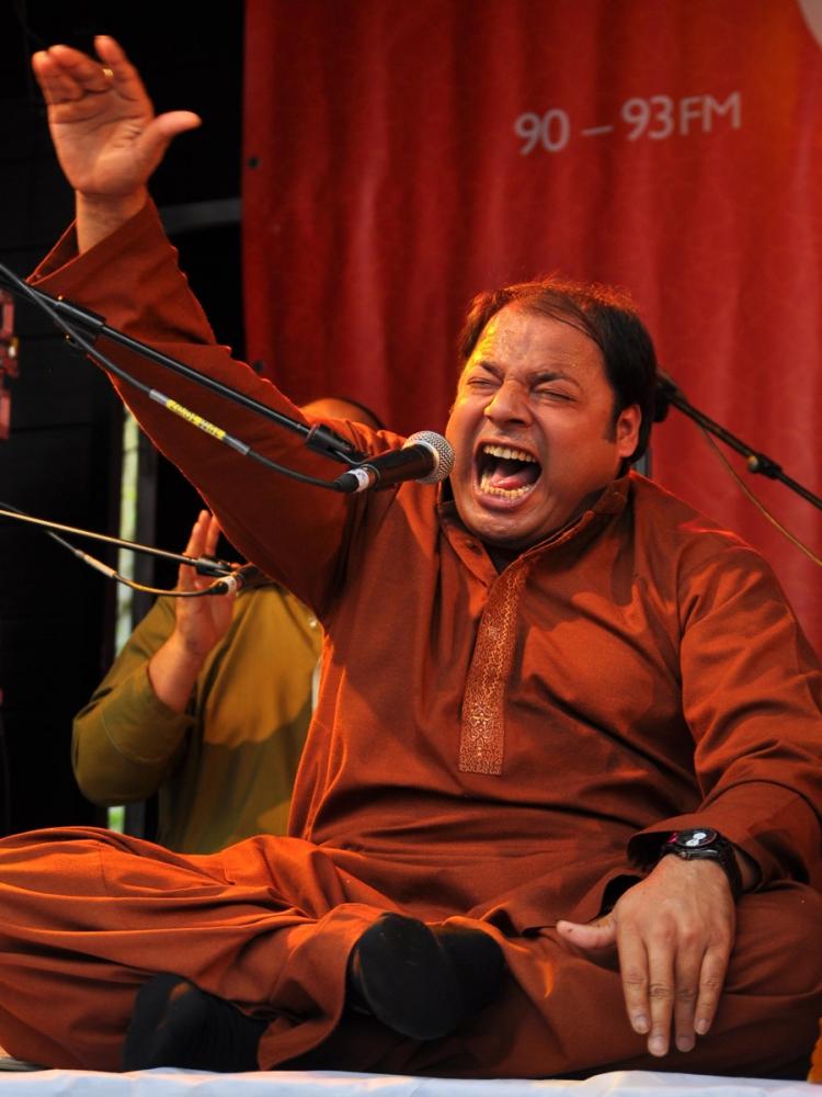 Rizwan-Muazzam Qawwali at WOMAD (Courtesy of Pete Hodge) Rizwan-Muazzam Qawwali at WOMAD (Courtesy of Pete Hodge)