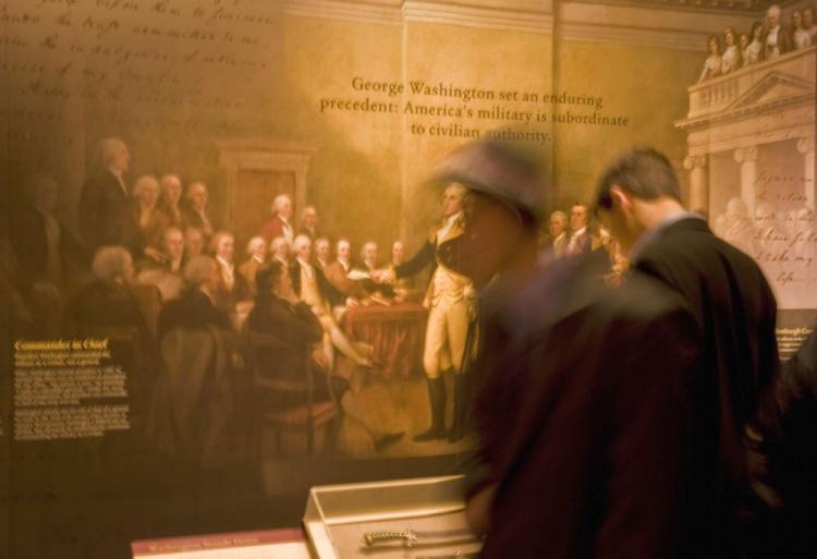 A class in the National Museum of American History may interest students about history. (Nicholas Kamm/AFP/Getty Images)