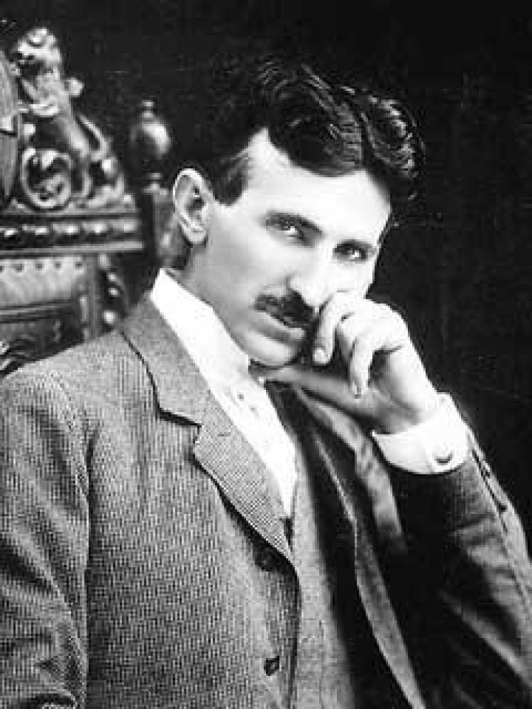Nicolas Tesla, a famous scientist, was also green in his outlook. (Tesla Museum)