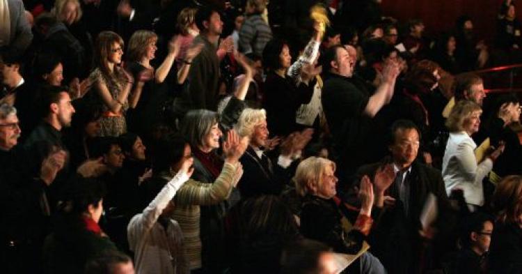Audience members were enthralled at the performance in Newark. (Edward Dai/The Epoch Times)