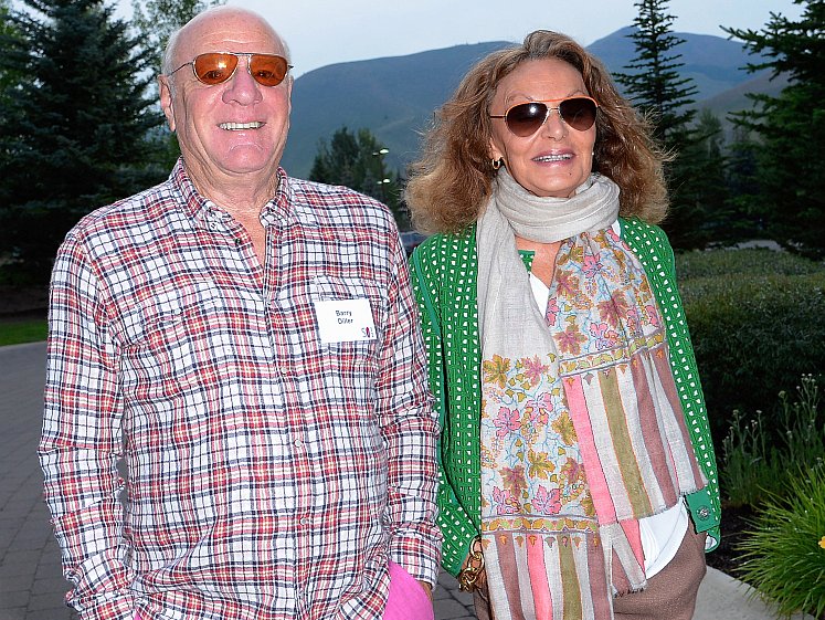 Barry Diller, chairman of IAC/InterActiveCorp., and his wife