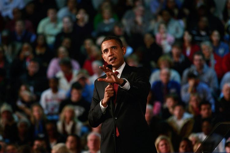 President Barack Obama said during his campaign that he would 'amend' NAFTA to ensure that it 'works better for all three countries.' (Scott Olson/Getty Images)