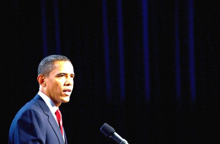 U.S. President Barack Obama speaks during the opening session of the first US - China Strategic and Economic Dialogue. (Saul Loeb/AFP/Getty Images)