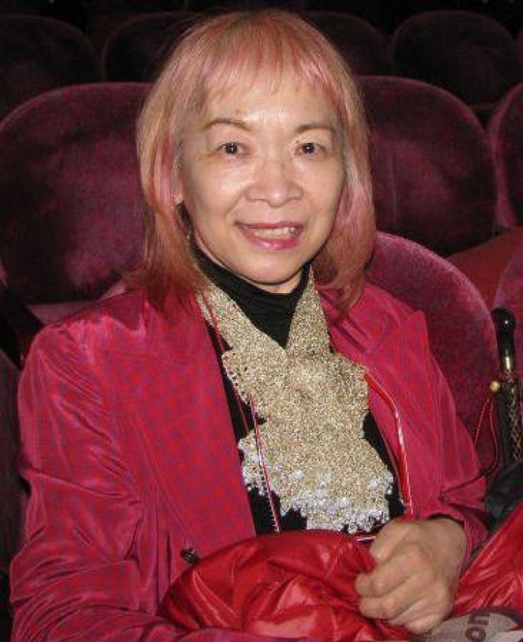 Ms. Komatsubara, a professional display designer, said the Divine Performing Arts performance was 'wonderful'.  (The Epoch Times)
