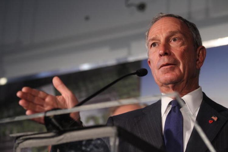 PHILANTHROPIST MAYOR: New York City Mayor Michael Bloomberg speaks about the World Trade Center site on September 7, 2010 in New York City. Bloomberg is among 40 U.S. billionaires who pledged to donate a bulk of their wealth to charity. (Mario Tama/Getty Images)
