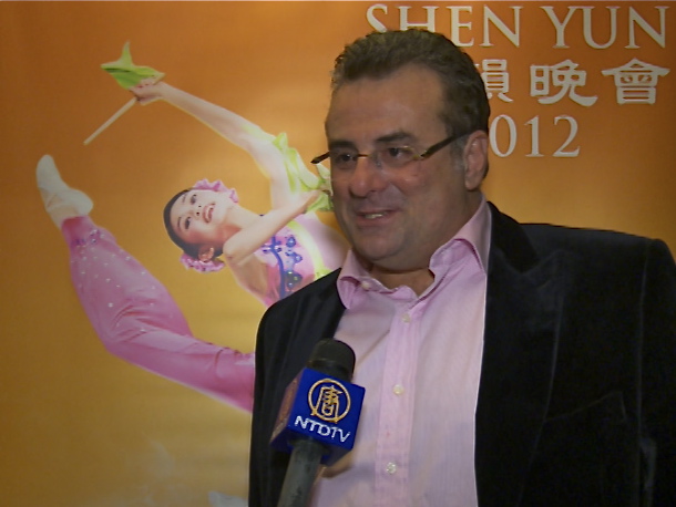 Marcello Giordani compliments Shen Yun