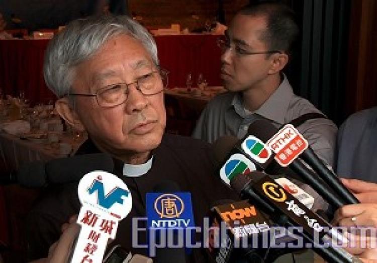 Former Hong Kong Cardinal Joseph Zen. (The Epoch Times)
