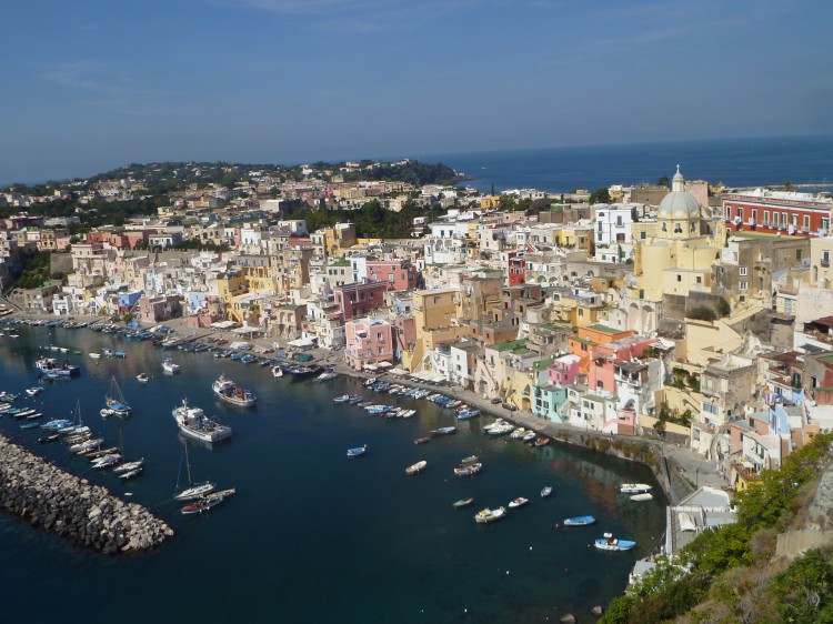 island of Procida in Southern Italy