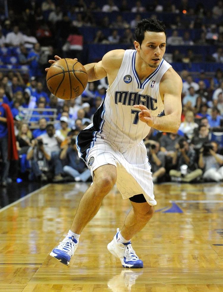 Orlando Magic sixth man J.J. Redick had another top performance Monday night with 20 points for the night and 11 in the fourth quarter to help lead Orlando over the Utah Jazz 104-99. (Sam Greenwood/Getty Images ) Orlando Magic sixth man J.J. Redick had another top performance Monday night with 20 points for the night and 11 in the fourth quarter to help lead Orlando over the Utah Jazz 104-99. (Sam Greenwood/Getty Images )