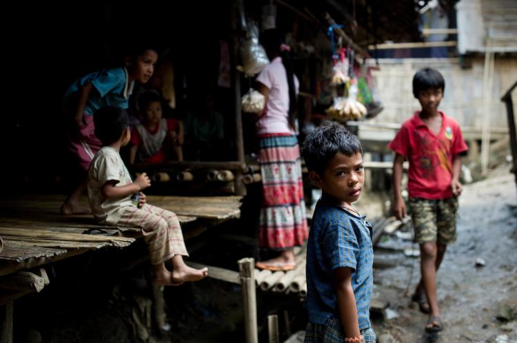 HEALTH CRISIS: Karen children at a refugee camp on the Thai-Burma border. In nearby eastern Burma, a new report says 60 percent of deaths to children under five are due to preventable diseases.