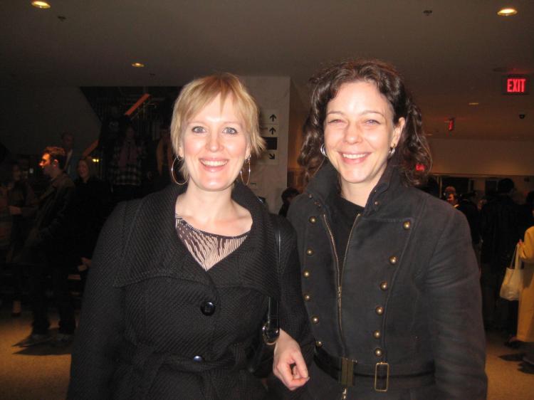 Sarah Elizabeth Holland (R) and her cousin Katlyn Holland at the Shen Yun Performing Arts show in Vancouver on March 27, 2010. (Helena Zhu/The Epoch Times)