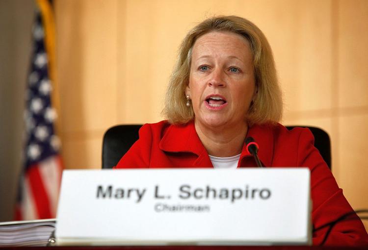  Securities and Exchange Commission (SEC) Chair Mary Schapiro. (Alex Wong/Getty Images)
