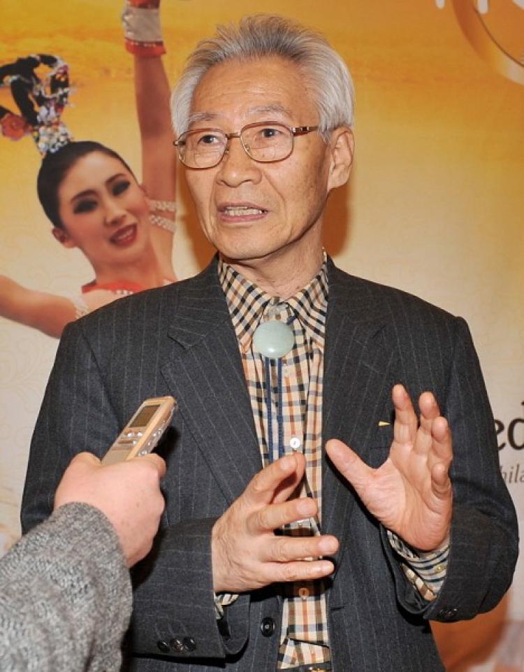 Dr. Jeong, former Korean university president at DPA (Renquan Zheng/The Epoch Times)