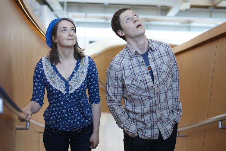 Noah Reid and Allie MacDonald in 'Score: A Hockey Musical,' which opened this year's Toronto Film Festival. (Courtesy of Toronto International Film Festival)