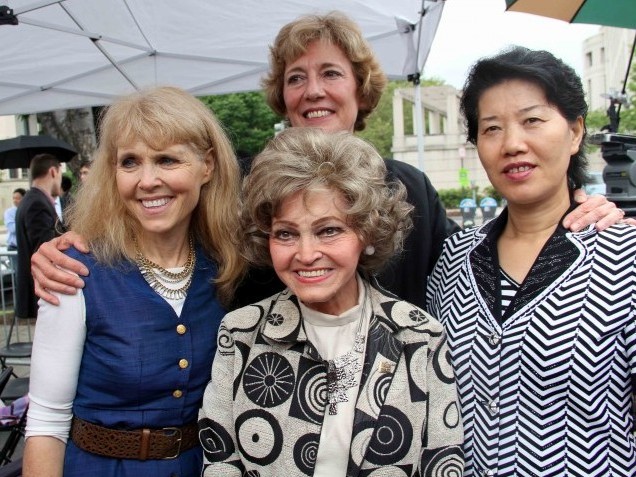 Annette Lantos in Washington D.C. June 12