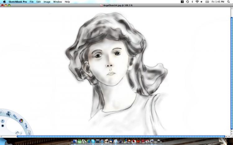 A digital drawing using Sketchbook Pro 2010 by Autodesk. (Joshua Philipp/The Epoch Times)